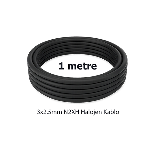 HES 3x2.5mm² N2XH Kablo (1 metre)