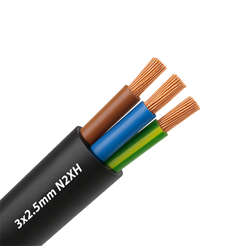 HES 3x2.5mm² N2XH Kablo (1 metre)