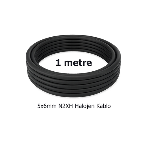 Öznur 5x6mm² N2XH Kablo (1 Metre)